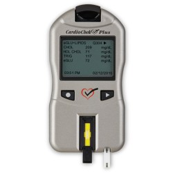 CardioChek Plus - System pomiaru profilu lipidowego, profesjonalny, przenośny analizator diagnostyczny z Certyfikatem FDA, CE, CRMLN,